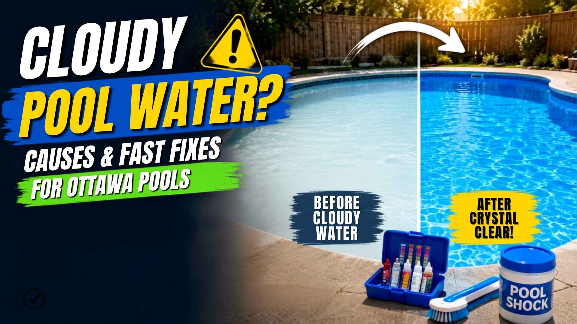 cloudy pool water