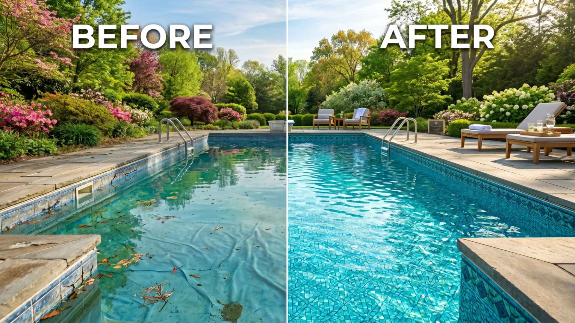 pool liner replacement signs