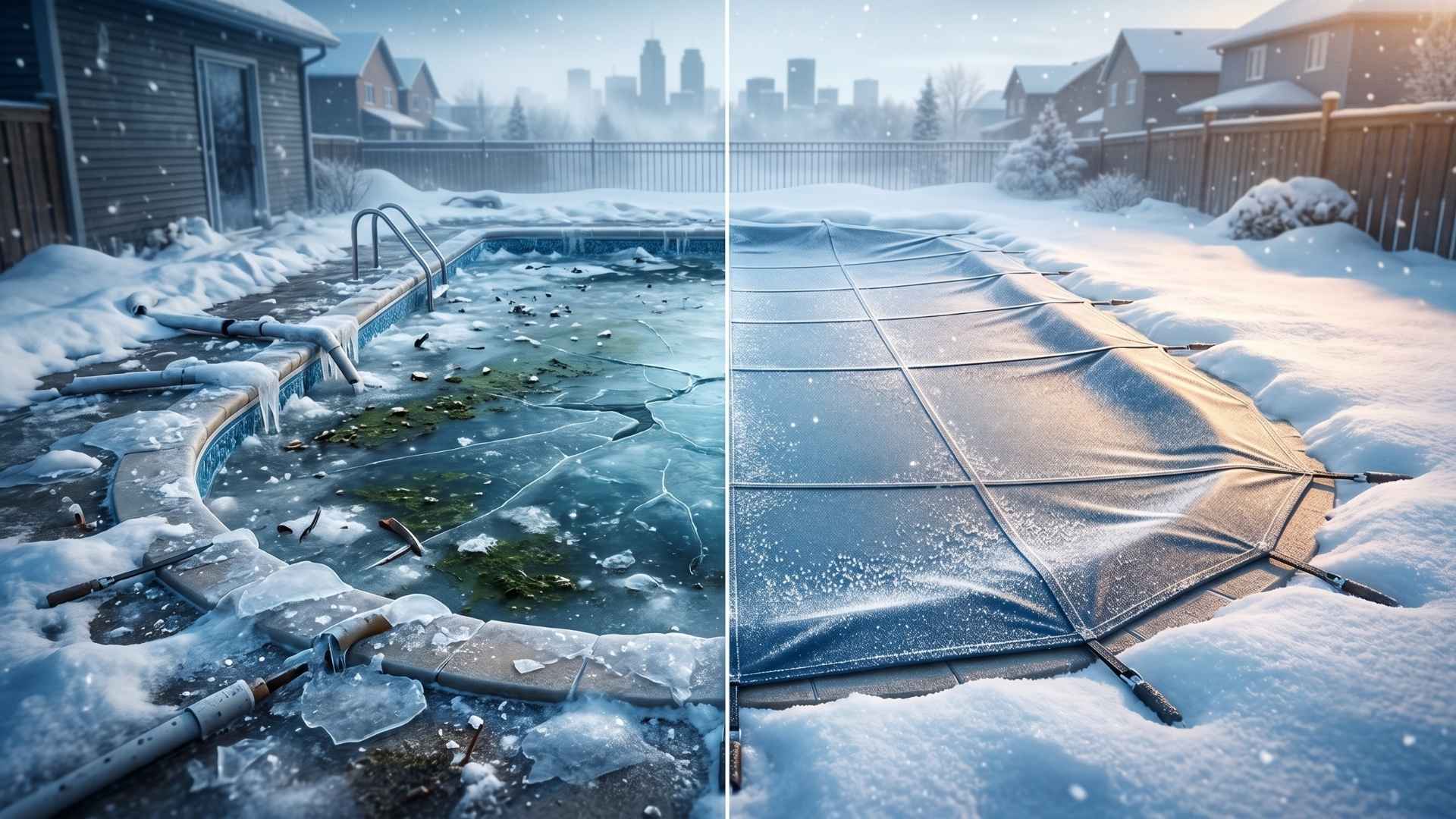 winter pool covers